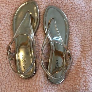 rose gold women’s sandals